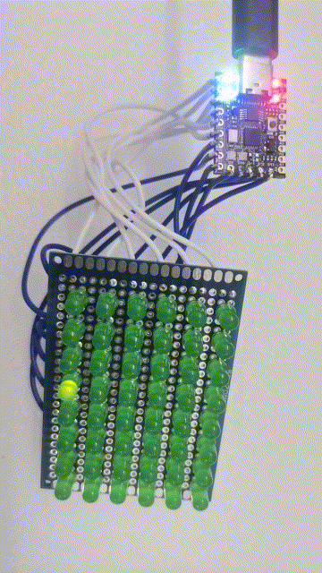 Спаял, подключил, проверил. Зациклил как смог. 