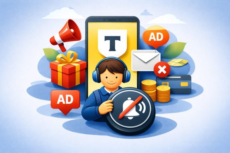    Отключаем раздражающие уведомления от банков