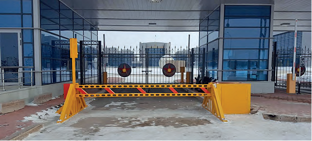 Рис. 2. «Аналог ЦеСИСа» – противотаранное устройство производства южноказахстанской компании NnN