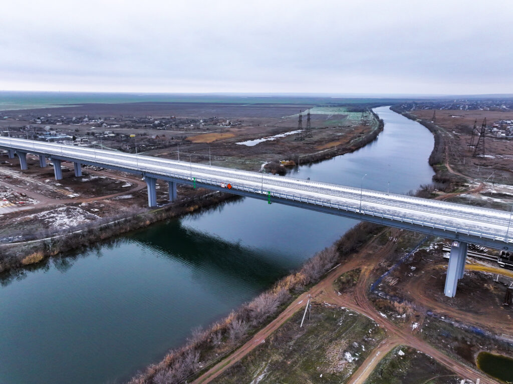    Новый мост через Волго-Донской судоходный канал. Посмотреть на карте. Сергей Мазуренко