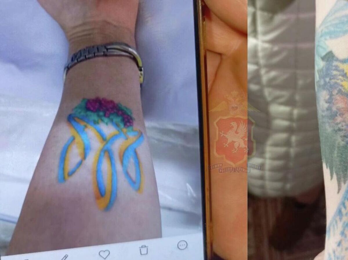    В Севастополе задержали женщину с тату герба Украины за дискредитацию ВС РФ | © Полиция Севастополя/Telegram