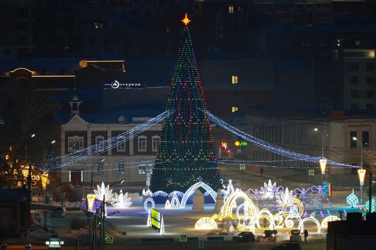 Где-то на просторах моего новогоднего города.... 