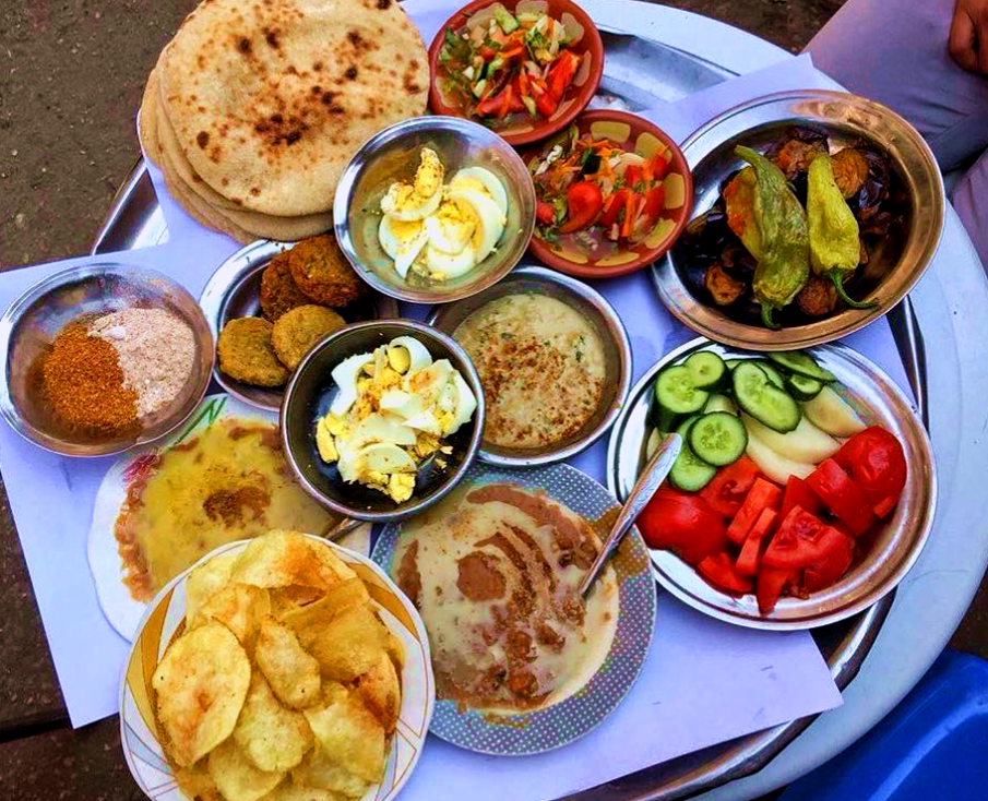 традиционный египетский завтрак