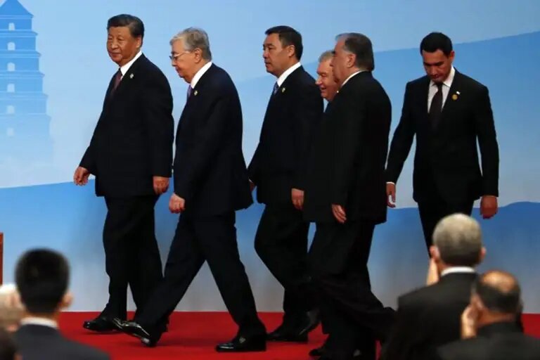    На саммите «Центральная Азия – Китай». Источник: REUTERS