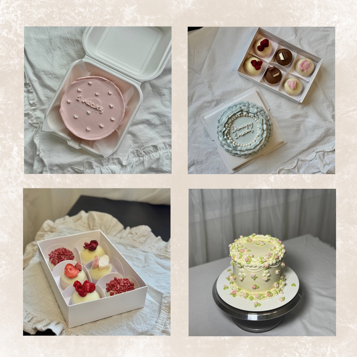 Примеры моих десертов