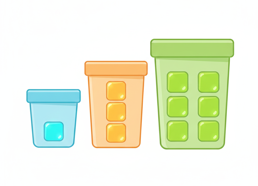 Разные типы данных = разный размер памяти