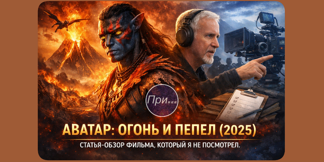 Аватар: Огонь и пепел (2025), статья-обзор продюсера и сценариста о фильме, который я… не посмотрел