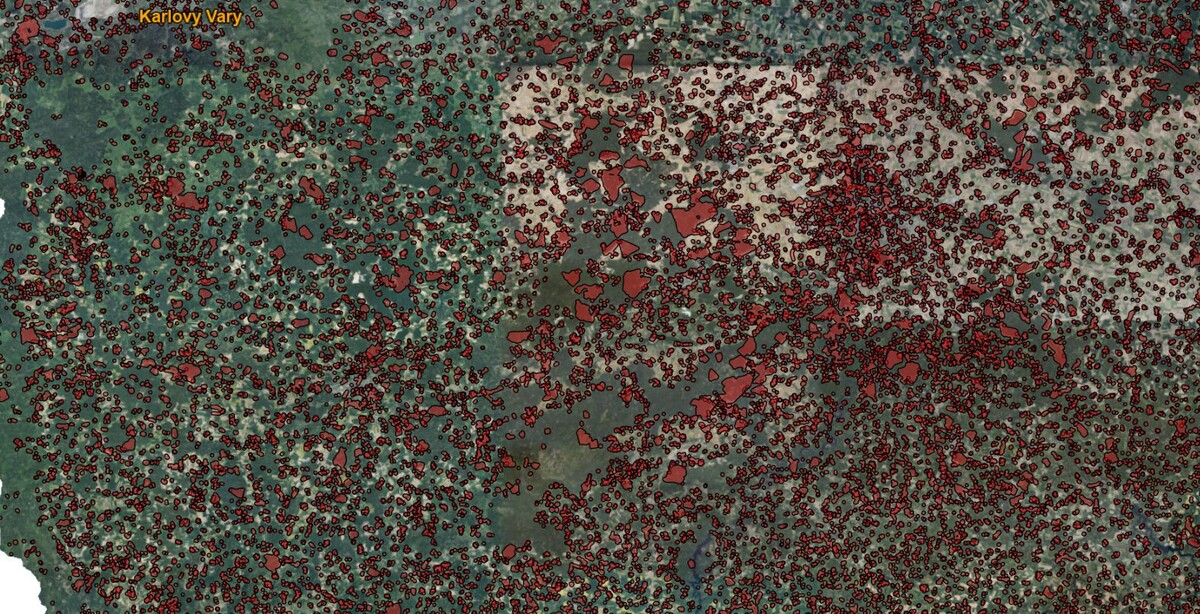 фото автора: кусочек карты) если что - она здесь ohnostroje.pozemkov.cz