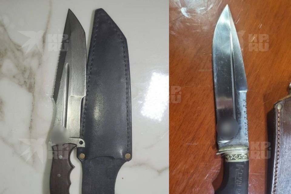    Ножи Гии Свердловского. Фото: читатель «КП»