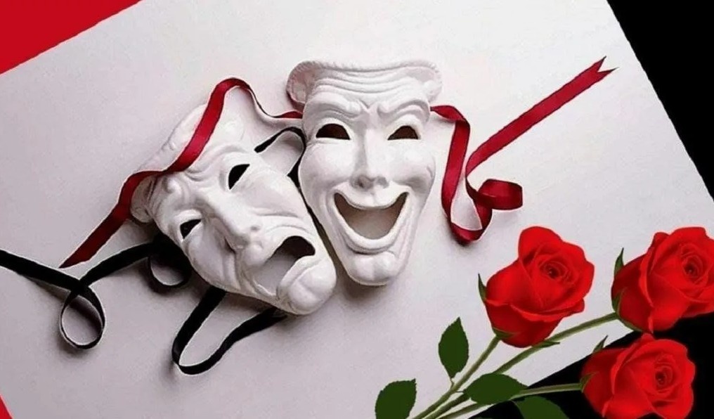 Театралные маски. Иллюстрацию взяла из свободных источников на просторах интернета