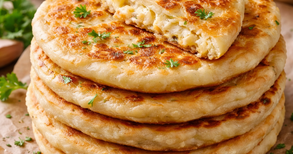 Лепёшка с сыром и творогом на сковороде: Легкий и вкусный рецепт для каждого