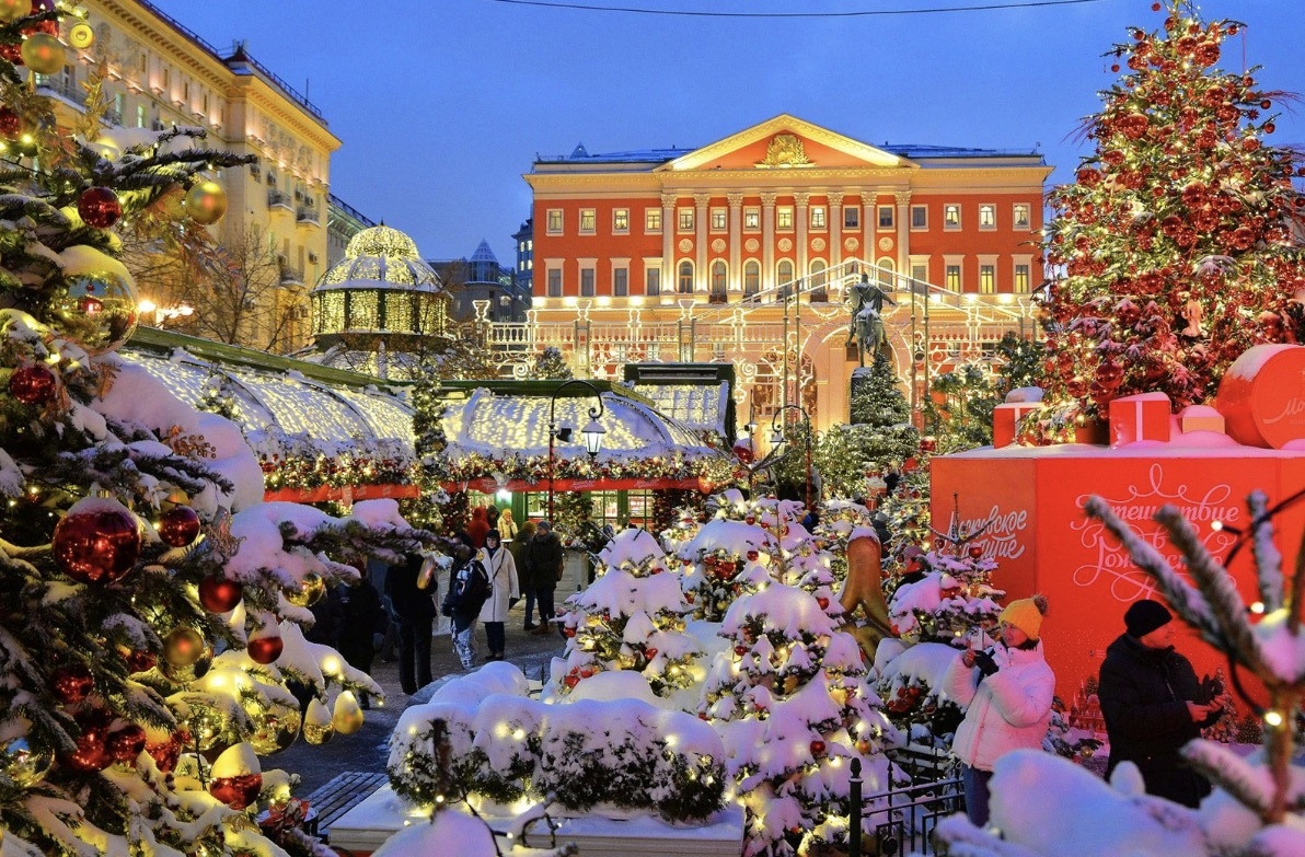 Фестиваль «Путешествие в Рождество». (Источник: Пресс-служба оргкомитета цикла городских уличных мероприятий «Московские сезоны»)