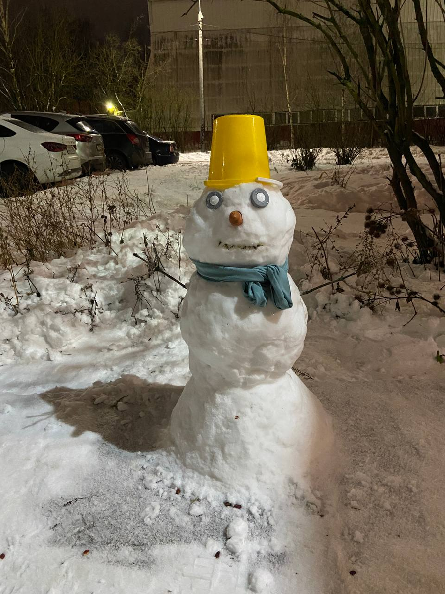 Город наводнили снеговики