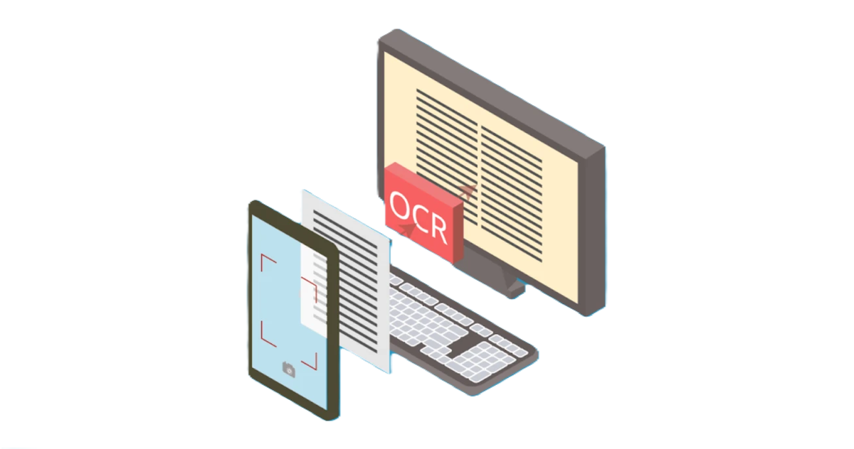 Упрощенная схема извлечения текста из документа при помощи OCR технологии (Источник: mediapark.uz)
