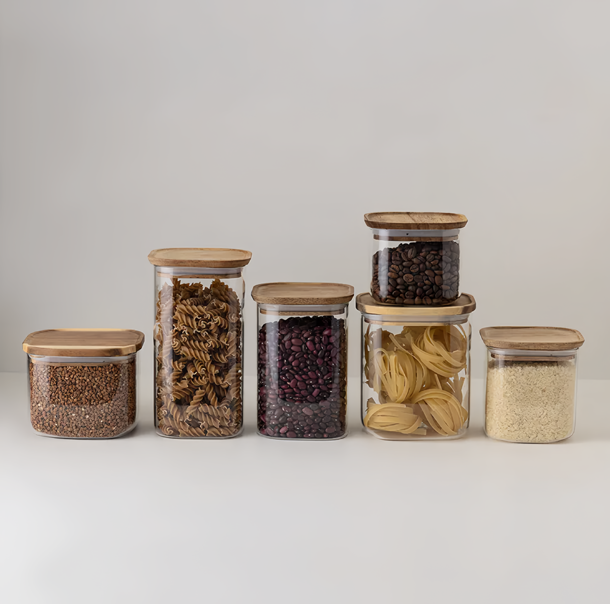 Банки для хранения из коллекции Glass Acacia