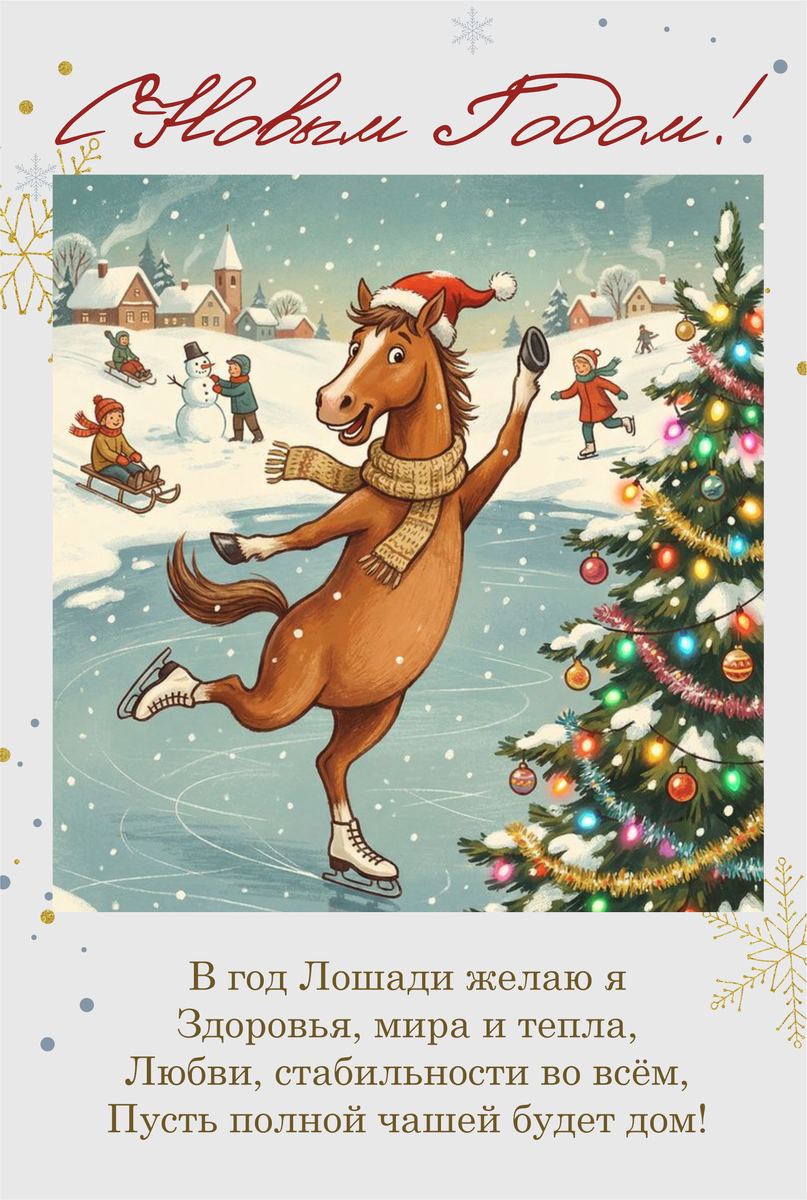 12 оригинальных поздравлений С Новым Годом в картинках