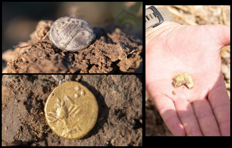 Древние монеты и слитки, найденные в Чехии
