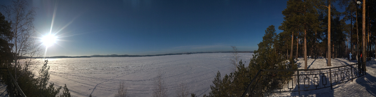 Панорама оз. Исетское