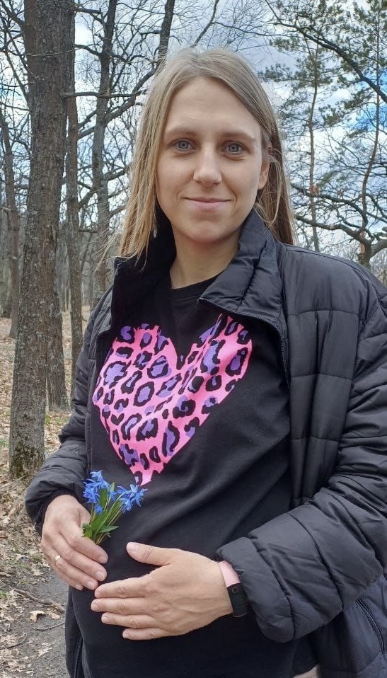 Галина в ожидании второго сыночка Владислава. 