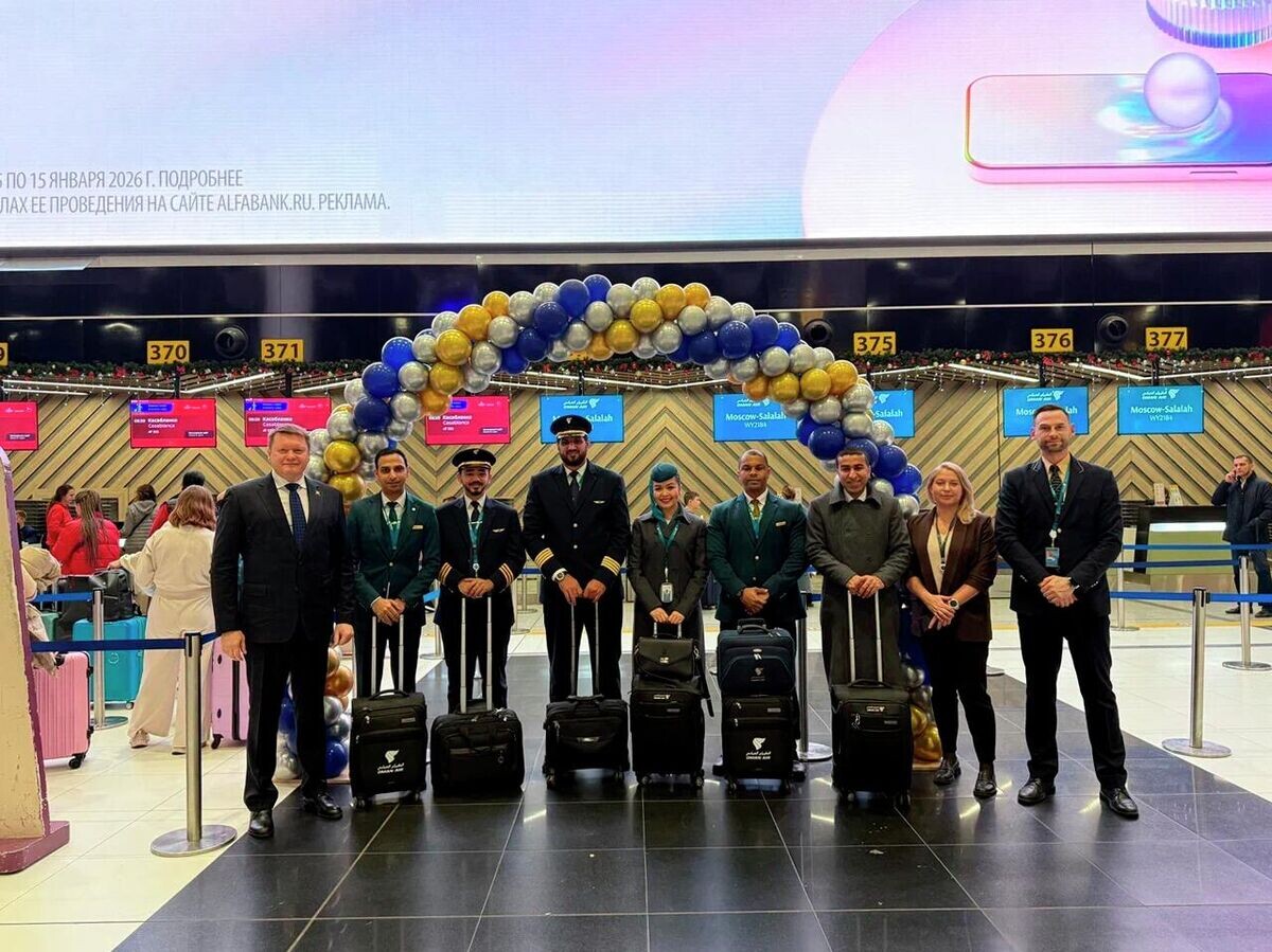    Отправление первого рейса Oman Air из Москвы на оманский курорт Салала | © Фото предоставлено пресс-службой туроператора Fun&Sun/Кирилл Сухов