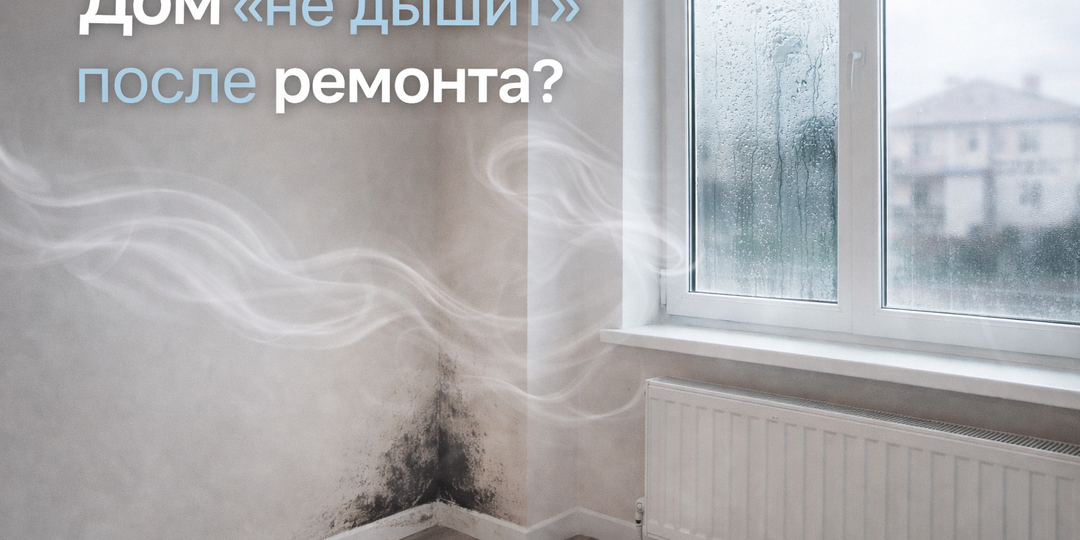 Почему дом «не дышит» после ремонта — и что с этим делать