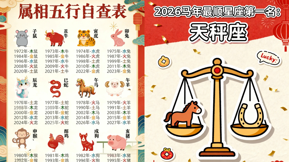 В китайской системе 2026 одновременно называют годом Огненной Лошади (丙午) и Водяной Лошади (水马). Это не противоречие, а два разных уровня анализа: первый описывает энергетику самого года, второй его место в 60-летнем цикле.