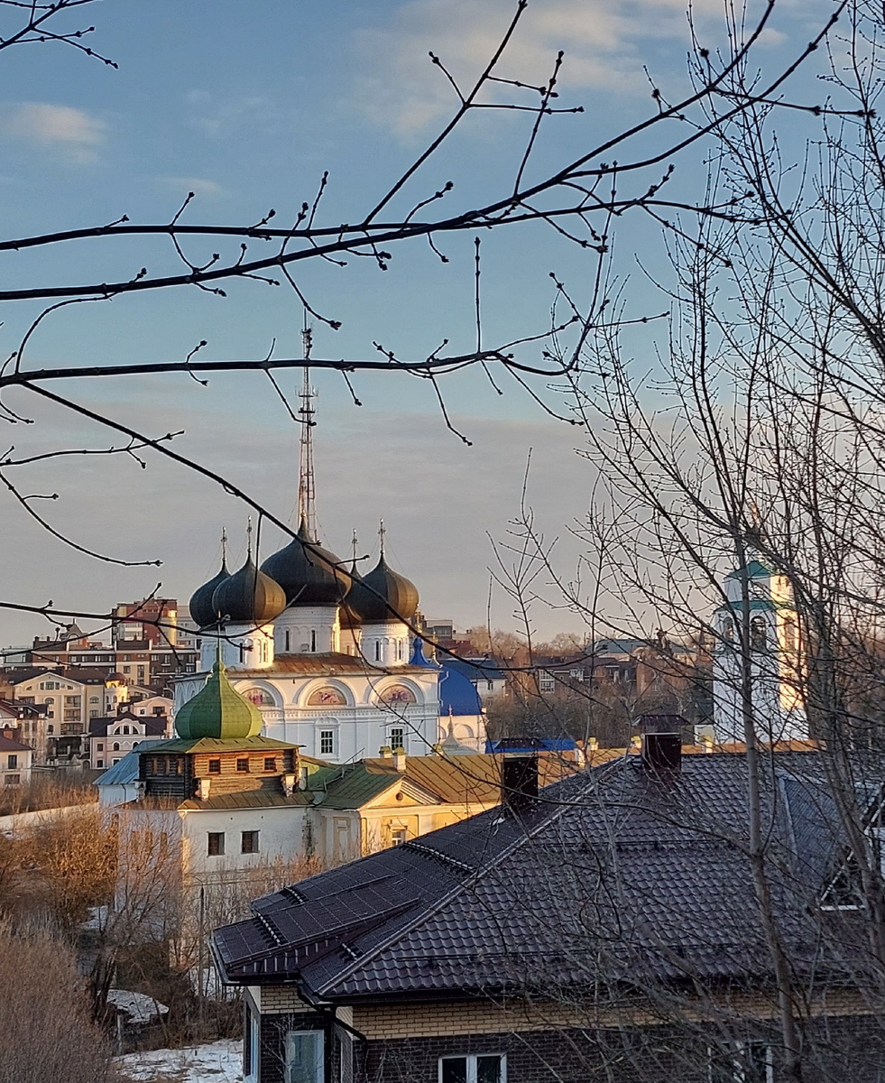 Смотровая площадка на исторический центр г.Кирова. Фото я сделала в апреле 2023 года. 