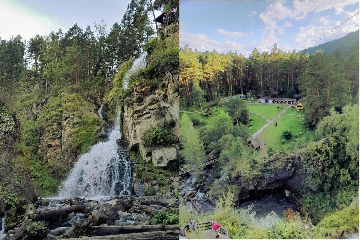 У водопада всегда много людей, но легко найти ракурс, откуда он выглядит безлюдным. Источник: личный архив Анны Субботиной
