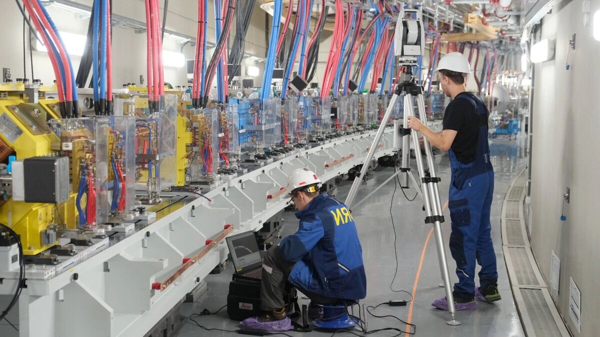    Сейчас идет монтаж оборудования экспериментальных станций   тг-канал Андрея Травникова