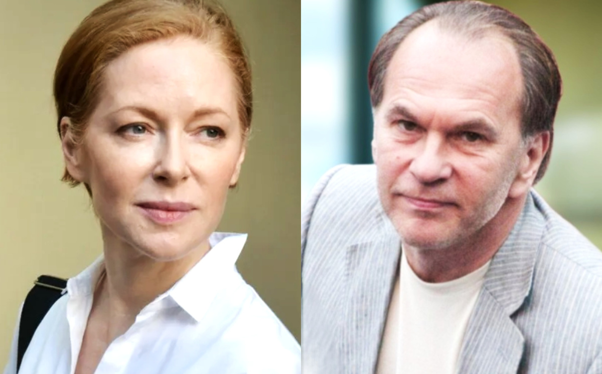 на фото слева Наталья Рогожкина, справа Алексей Гуськов