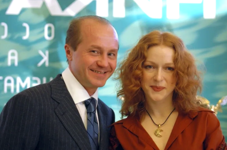 на фото Наталья Рогожкина и Андрей Панин