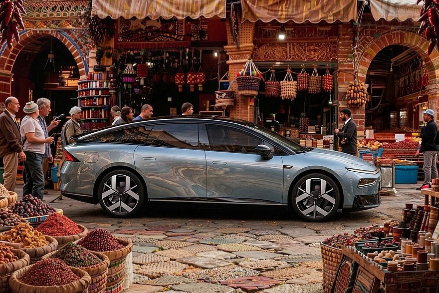    Обновленный Xpeng P7+