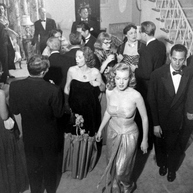 Мэрилин Монро в ресторане «Romanoff’s». 31.12.1948.