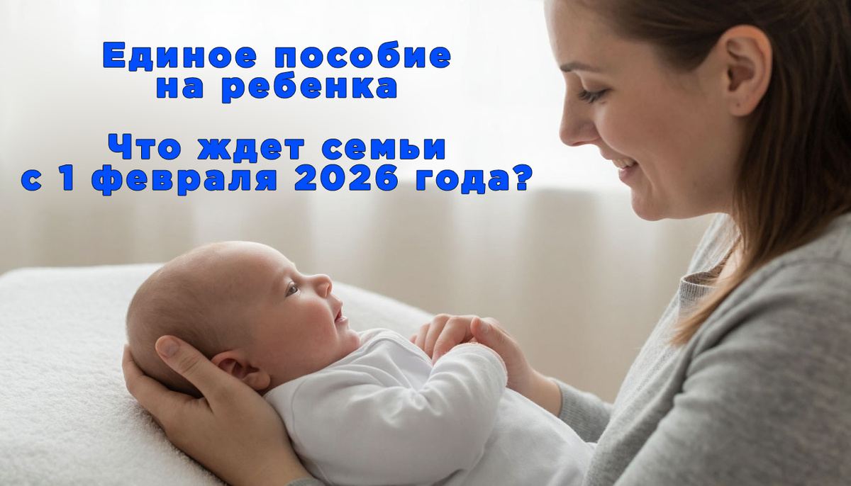 Увеличение единого пособия на детей с 1 февраля 2026 года