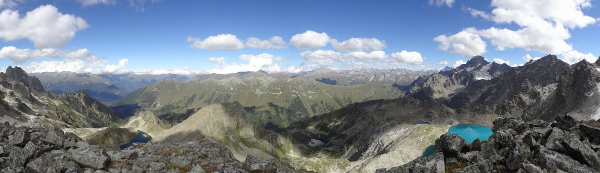 Софийский хребет , панорама с г. Минги Кель Баши