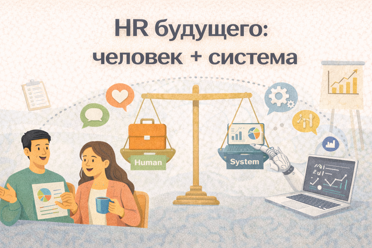 Как будет выглядеть HR в 2026 году? Человек или система — что важнее для бизнеса? Разбираем, почему HR будущего — это баланс между аналитикой, автоматизацией и работой с людьми, какие навыки станут ключевыми и как HR может усилить бизнес через данные и культуру.