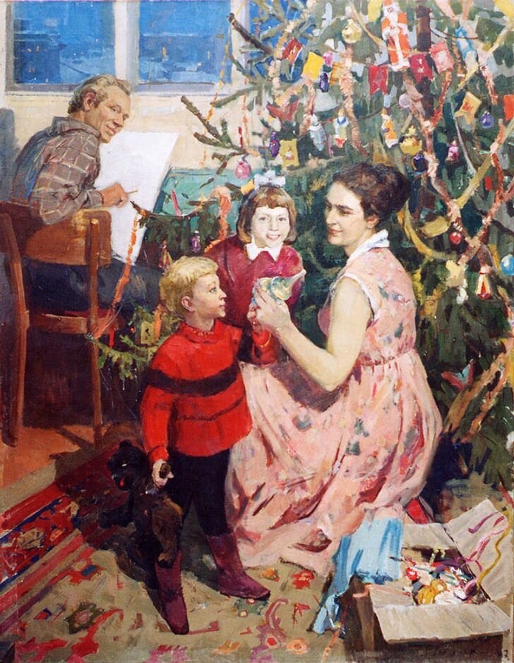 Александр Гуляев "Новый год" 1967 г.