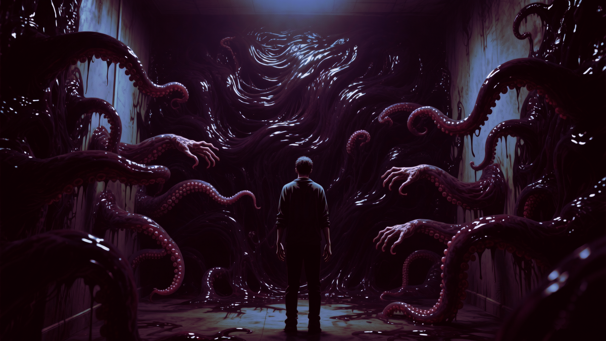 Жидкий монстр. Страшные истории!