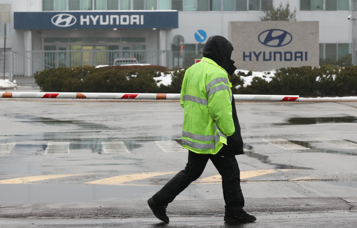    Завод Hyundai в Санкт-Петербурге  Александр Демьянчук/ТАСС