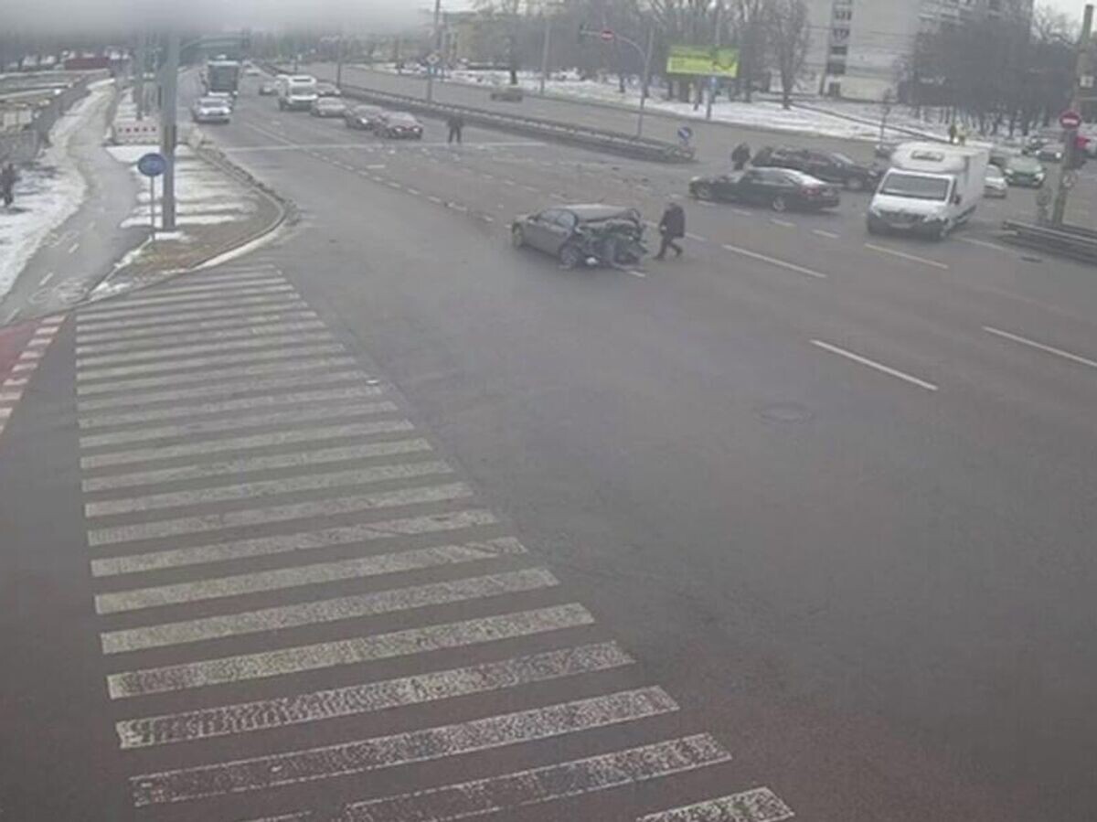   ДТП на перекрестке улиц Академика Заболотного и Ивана Сирко в Киеве | © Государственное бюро расследований