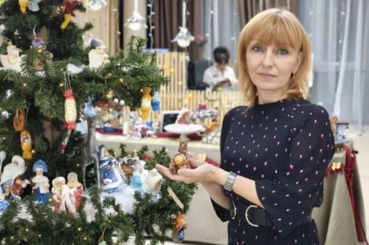    Мастерица Олеся Лысикова ватными игрушками занимается около двух лет.