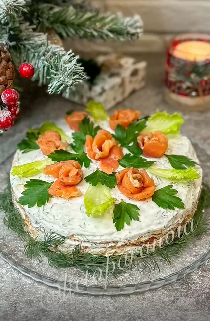 БЛИННЫЙ ЗАКУСОЧНЫЙ ТОРТ