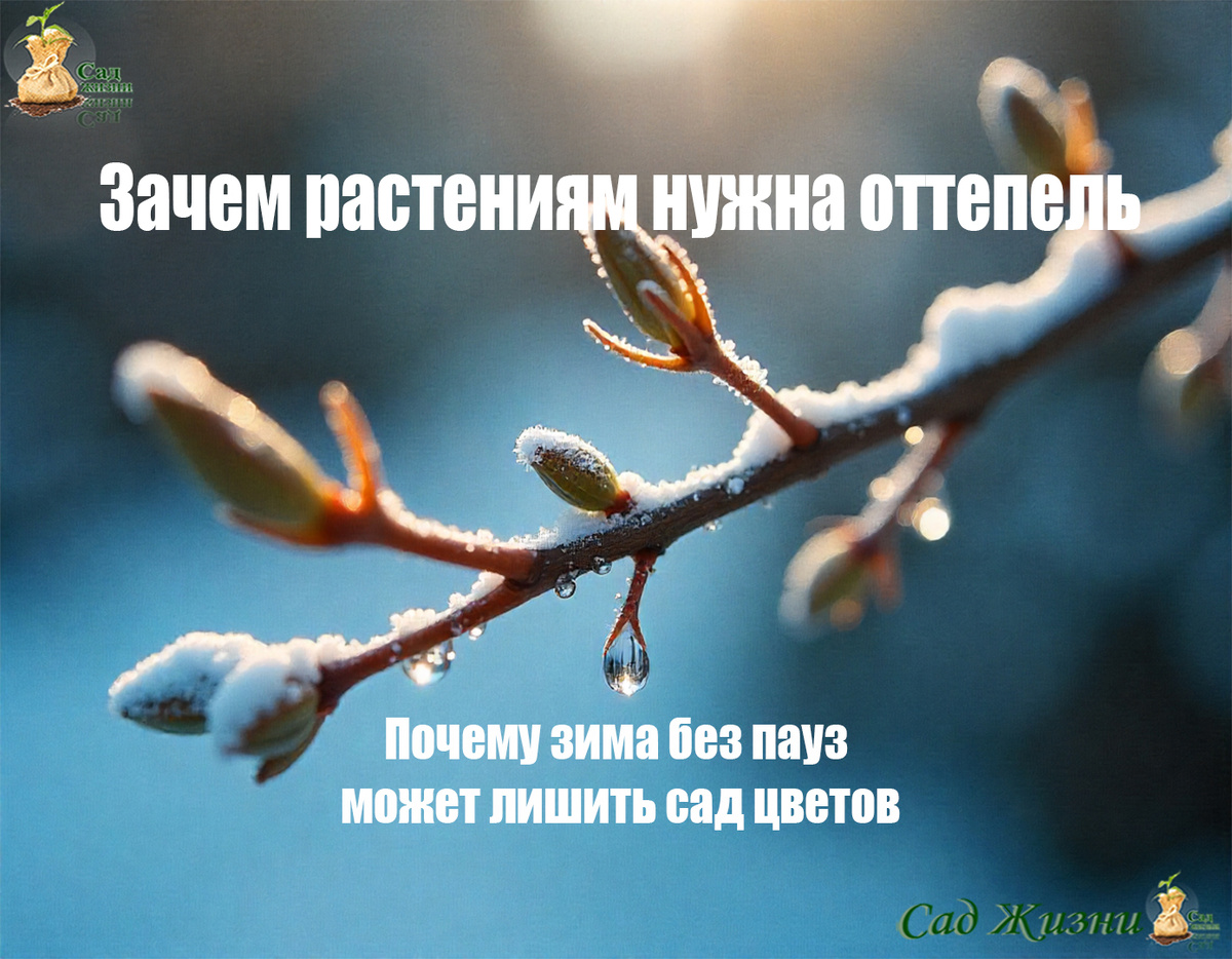 Зачем растениям нужна оттепель