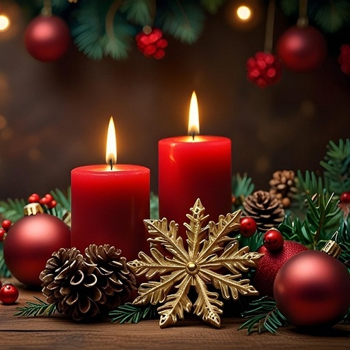    Свечи на Новый год 2026 Кристина Борунова