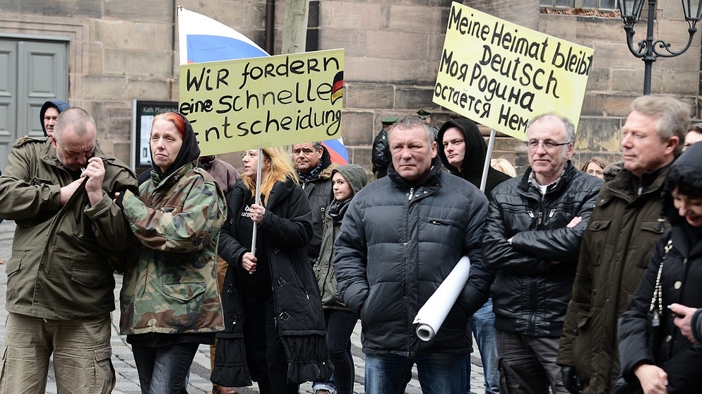 Русские немцы в Германии: разные. Частно меж двух огней. Фото: br.de