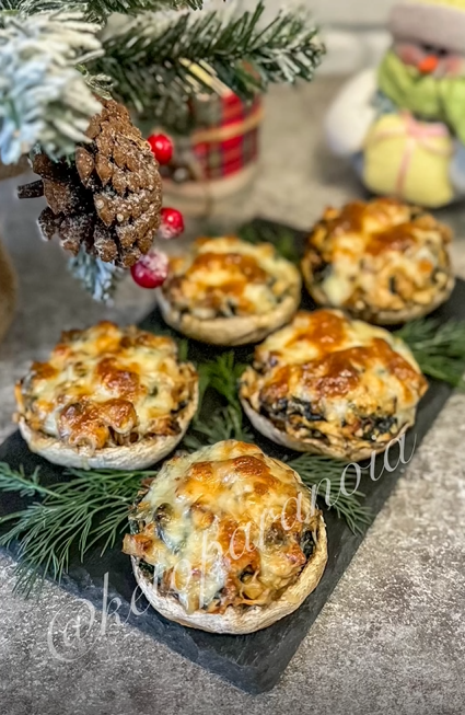 ФАРШИРОВАННЫЕ ШАМПИНЬОНЫ