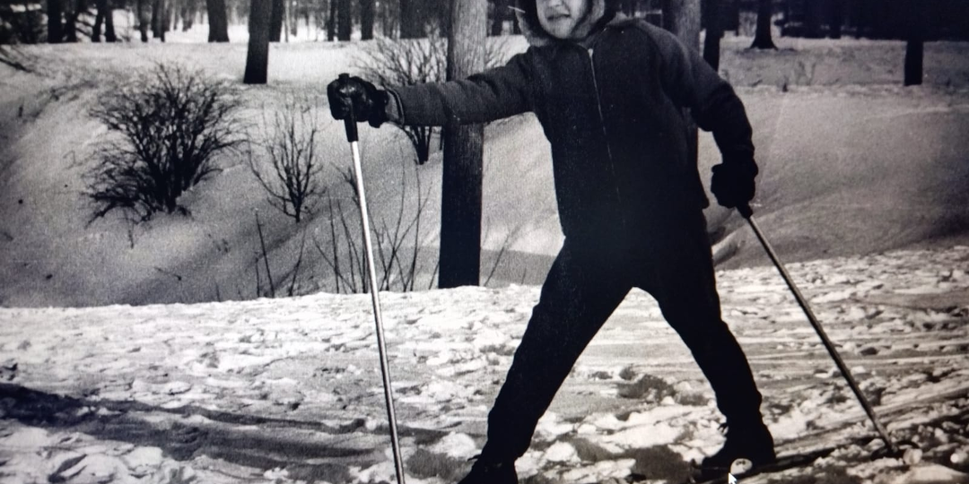 Серпуховской бульвар: На лыжах по "киномосту"