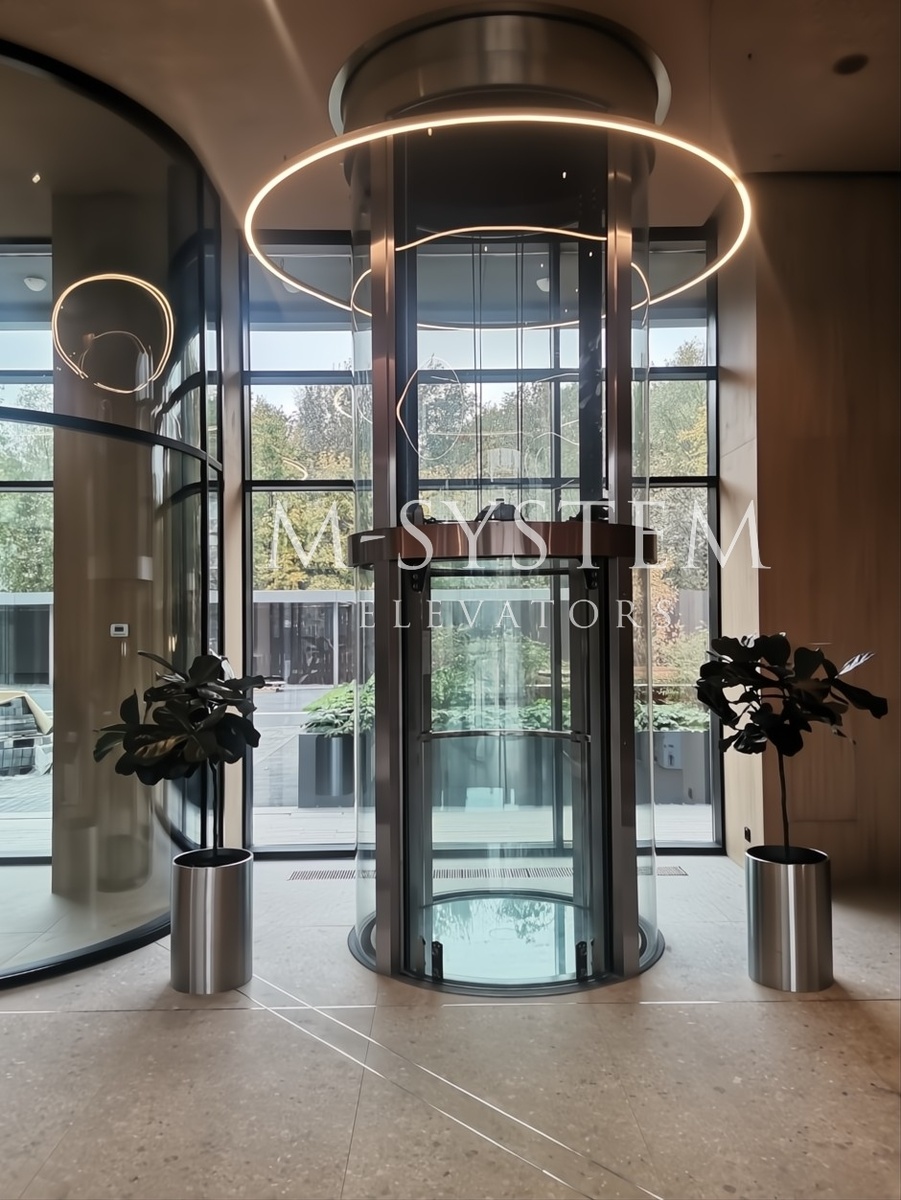 Панорамный лифт «М-Систем» в ЖК ENITEO