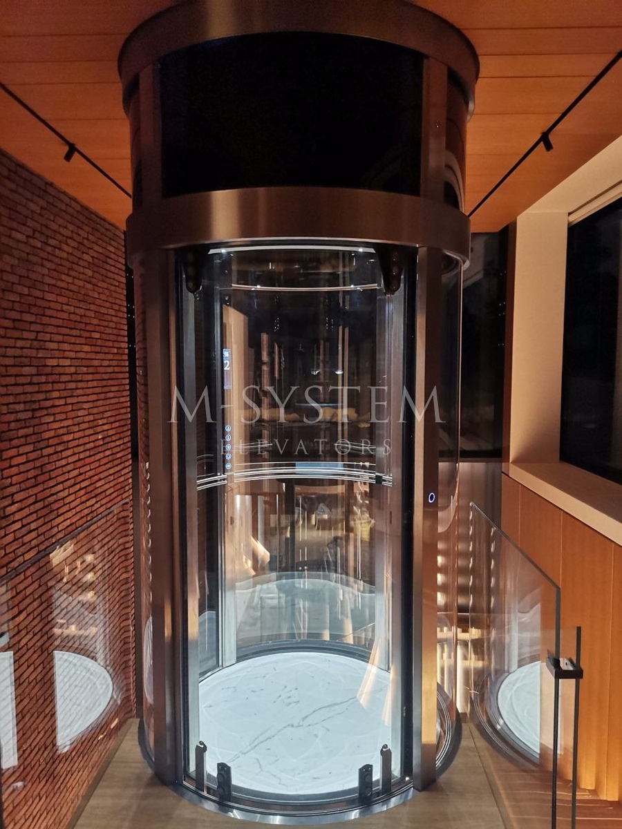 Коттеджный панорамный лифт «М-Систем»