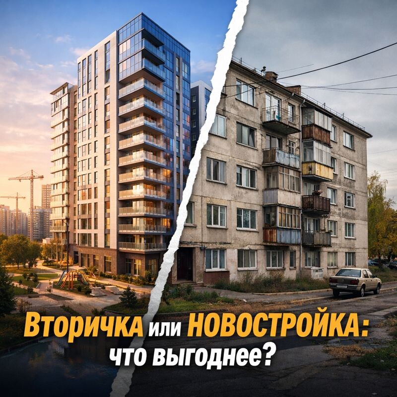 Новостройка и вторичка выглядят как два разных мира — один продаёт будущее, другой показывает реальность. На первый взгляд выбор очевиден, но именно за внешним контрастом чаще всего скрываются главные финансовые ошибки. В этой статье разбираем, где реклама и цифры расходятся сильнее всего.